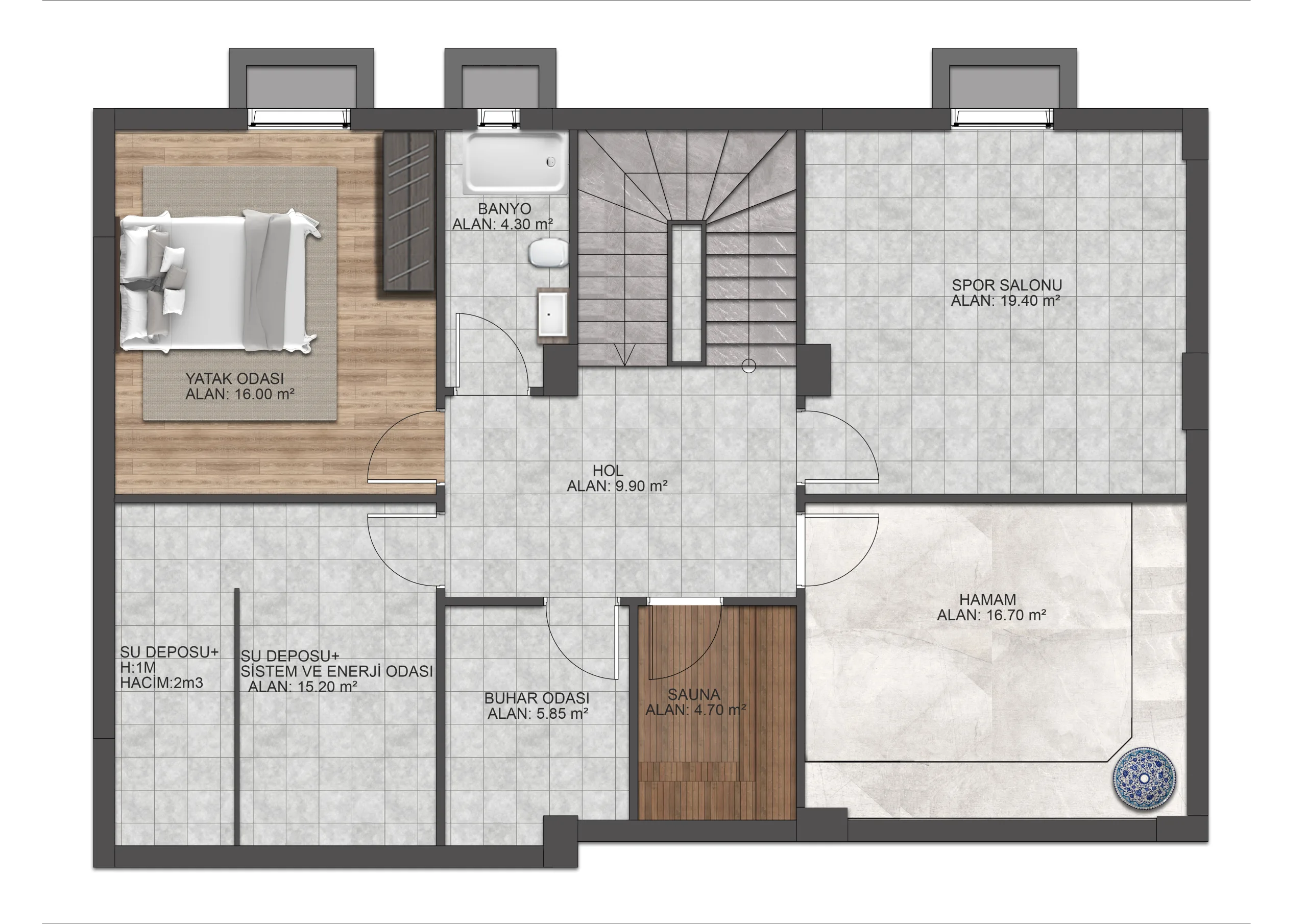 Garden İstanbul — kat planı, Büyükçekmece / İstanbul (120)