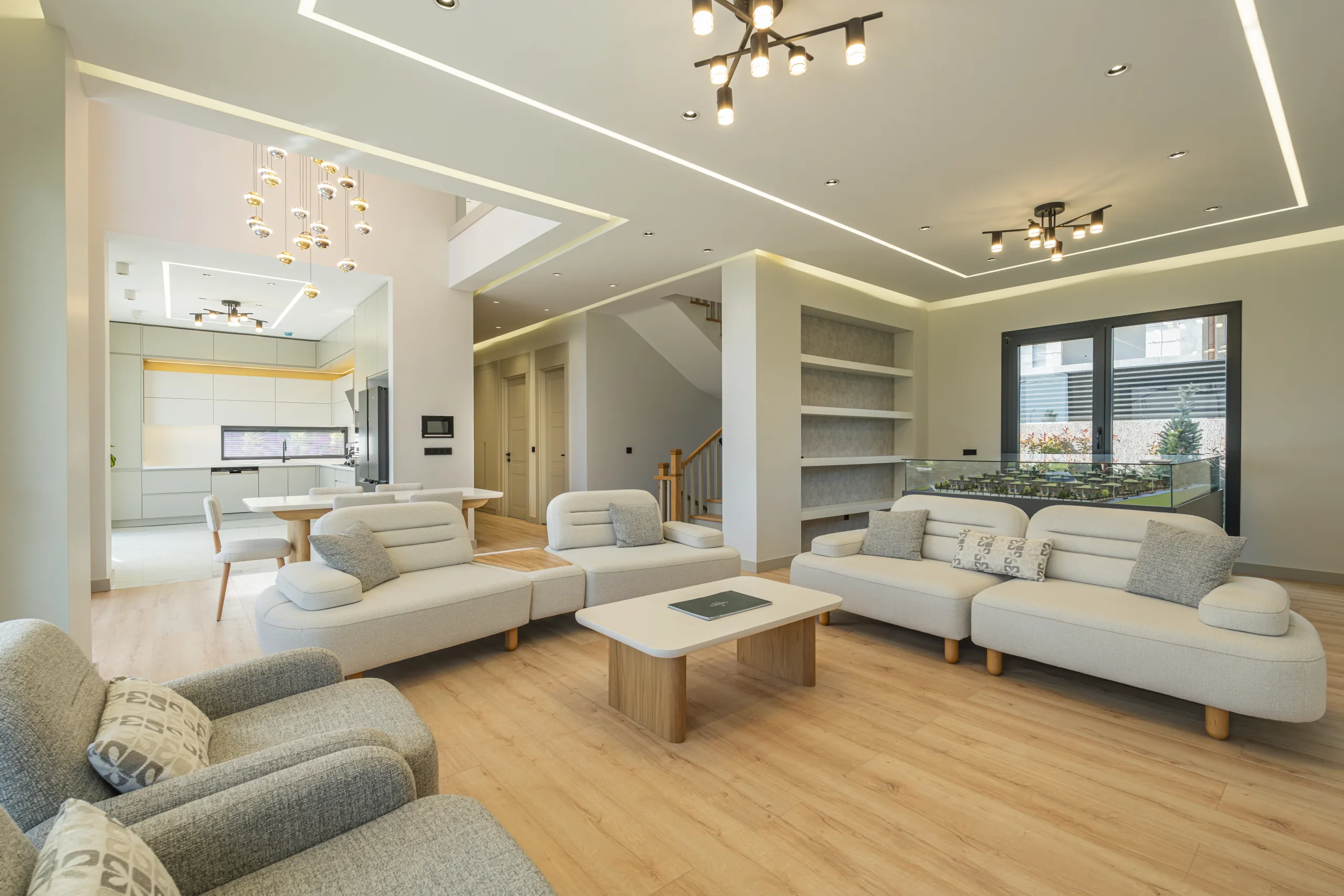 Garden İstanbul örnek villasının iç mekânı