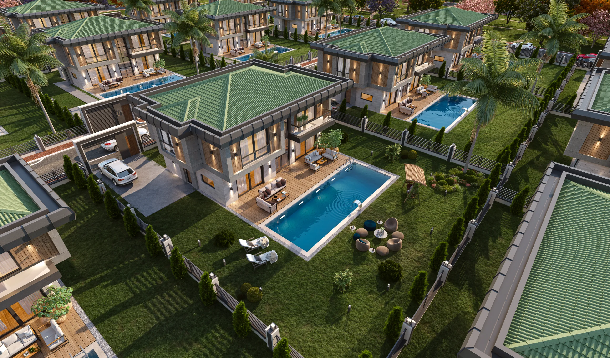 Garden İstanbul — dış mekân görselleştirmesi, Büyükçekmece / İstanbul (92)