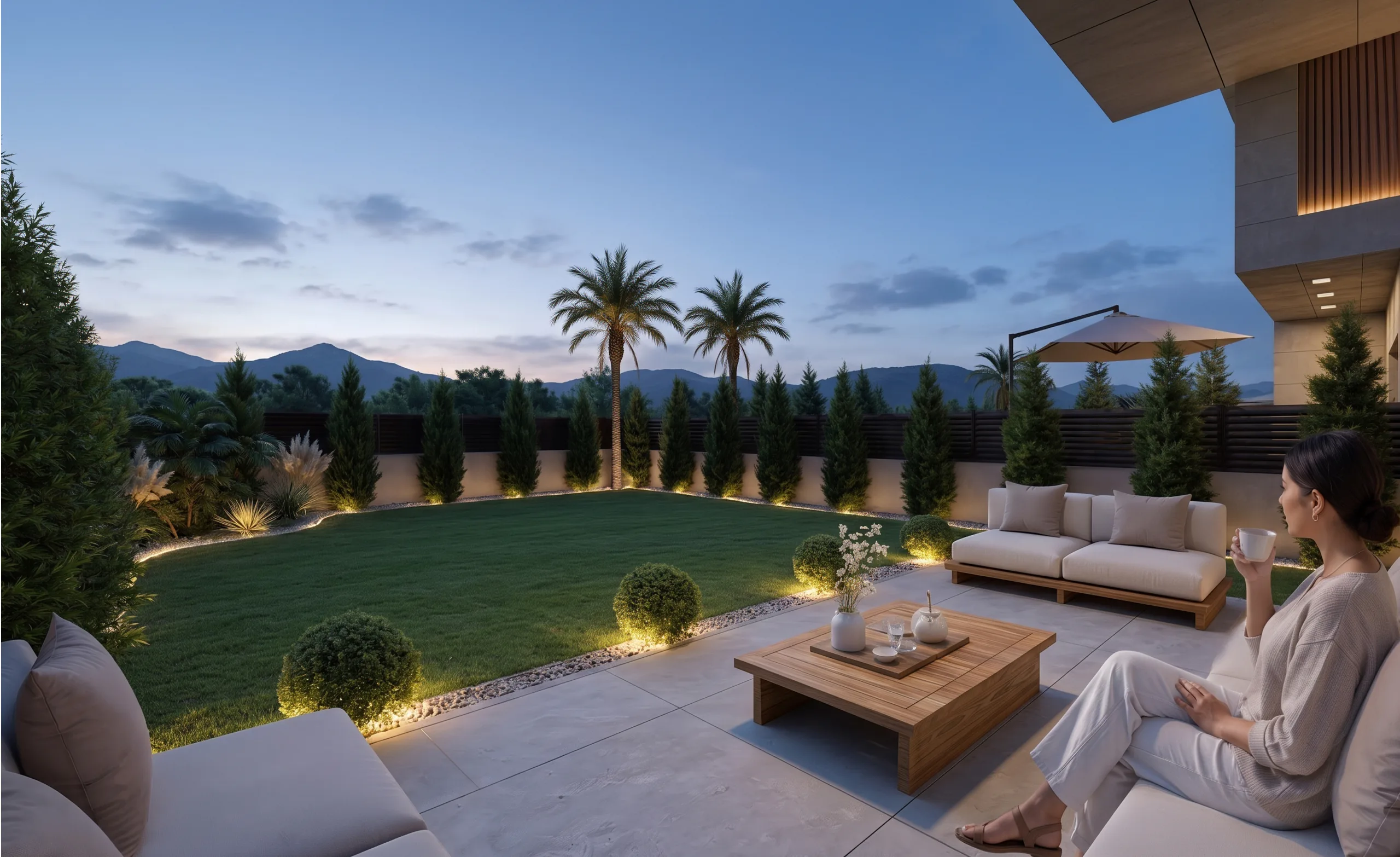 Zen Garden — gece dış mekân görünümü, Tire / İzmir (15)