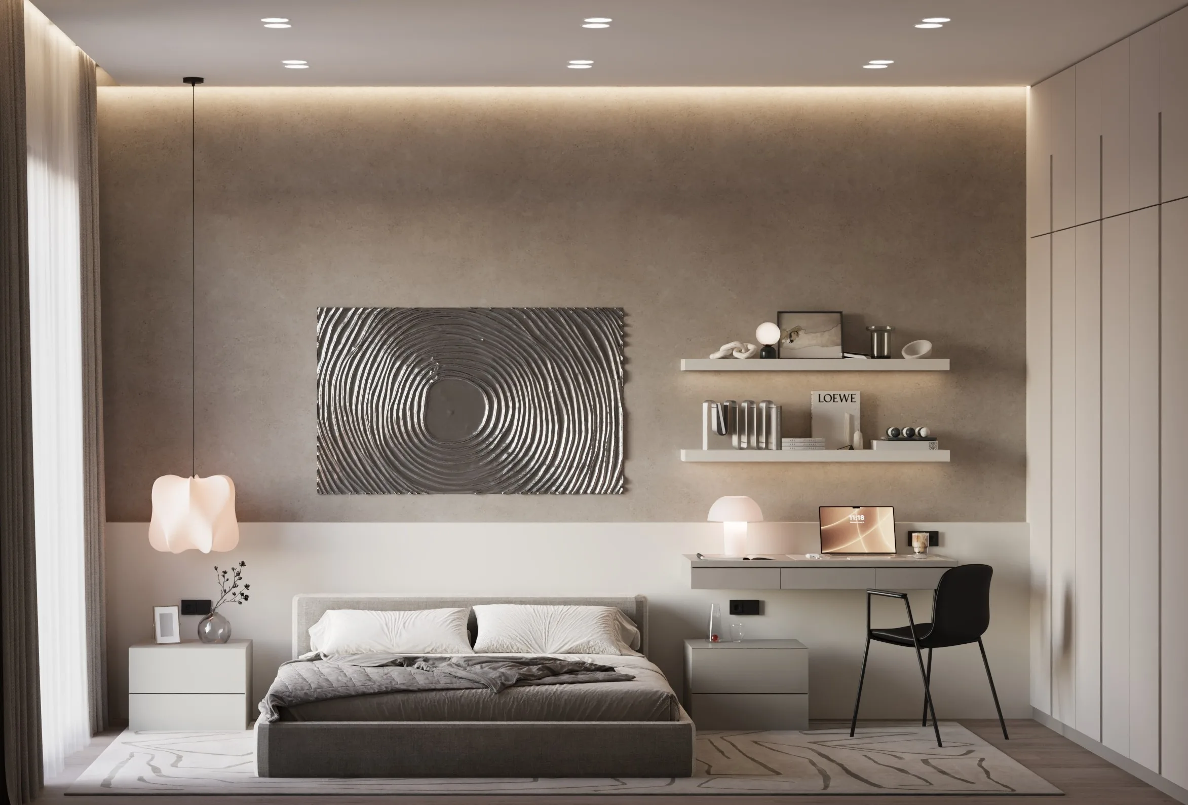 Zen Garden — iç mekân görselleştirmesi, Tire / İzmir (28)